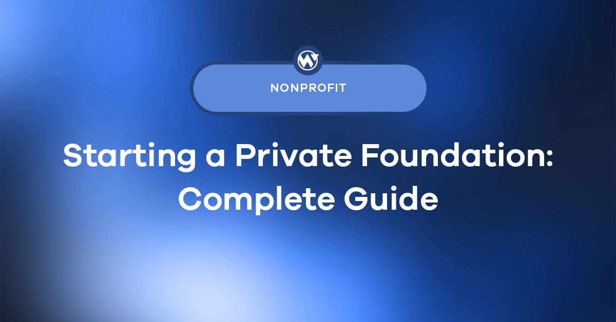 Starting a Private Foundation